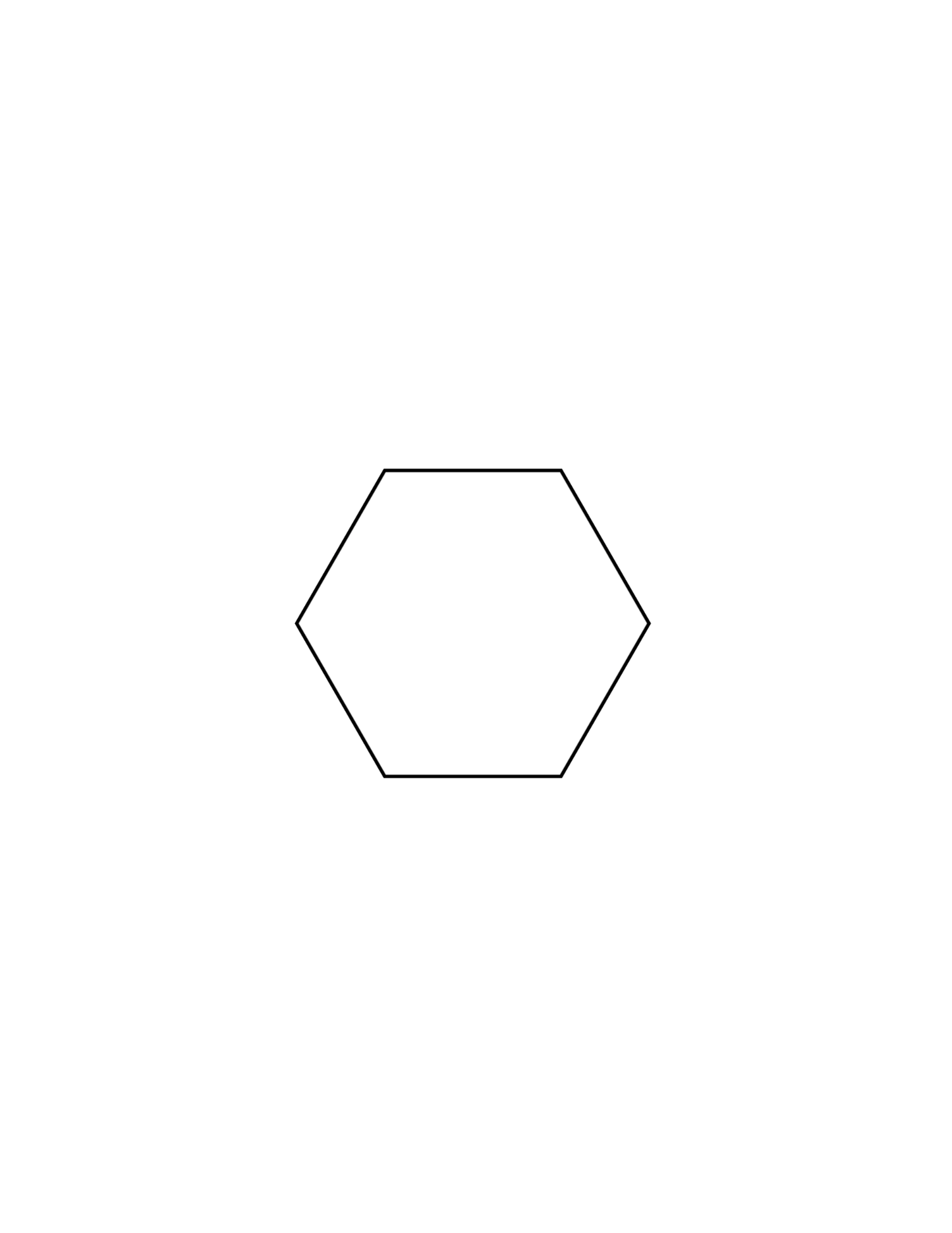 Hexagon Honey Labels