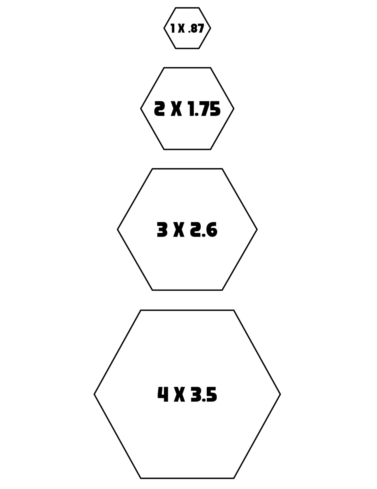 Hexagon Honey Labels