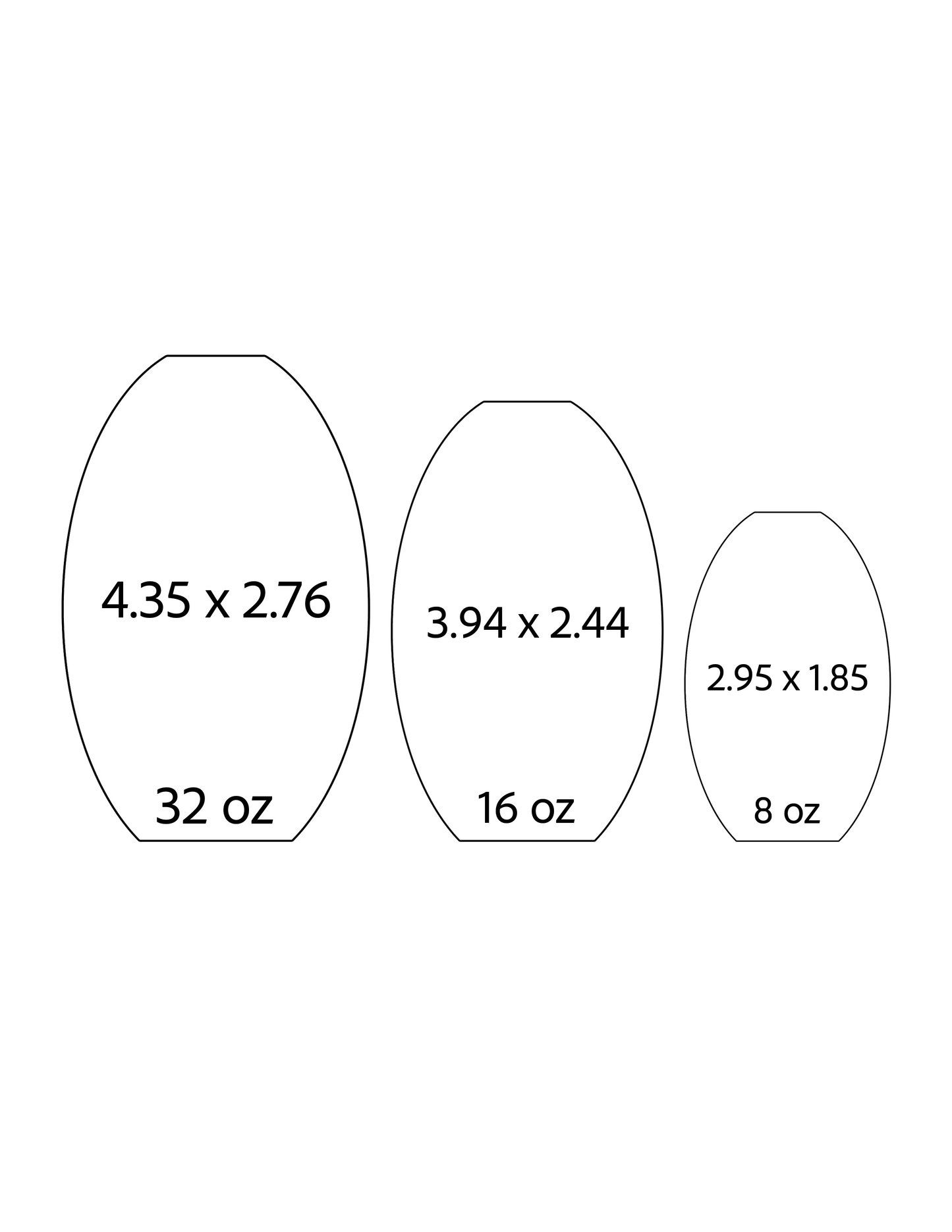 Ovoid Honey Labels