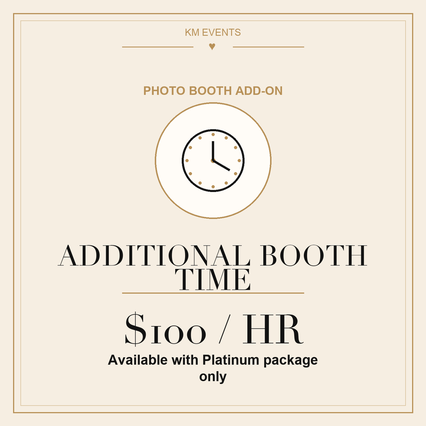 Photo Booth Add-On: Additional Booth Time